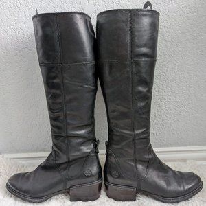 Timberland Black Knee-high Leather Boots